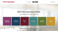 Desktop Screenshot of kontorsgruppen.com