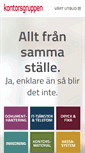 Mobile Screenshot of kontorsgruppen.com